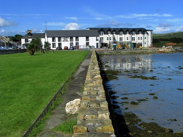 Photo 6"x4" Sea wall, Dunfanaghy Dunfanaghy c2008