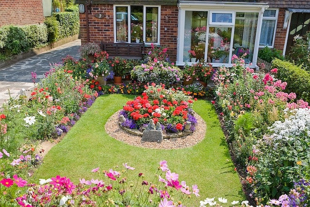 Photo 6"x4" Garden of Number 2 Stewarts Green, Hambledon Hambledon\/SU6414 c2008