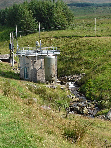 Photo 6"x4" Pumping station beside Nant-y-moch Nant-y-moch\/SN7786 c2008