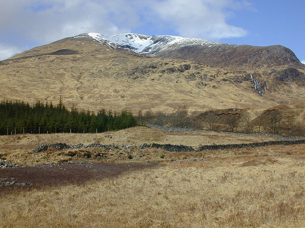 Photo 6"x4" Wall by the Allt Toaig Abhainn Shira c2001