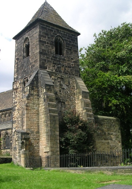 Photo 6"x4" Remains of Old St Mary's Church - Church Lane Mirfield c2008