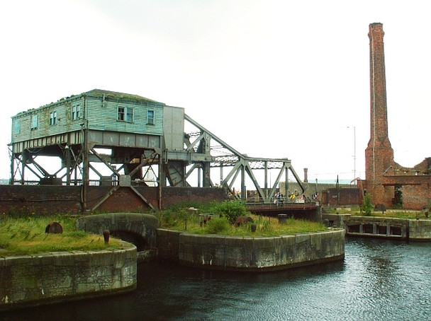 Photo 6"x4" Western end of Stanley Dock Bootle\/SJ3394 c2008