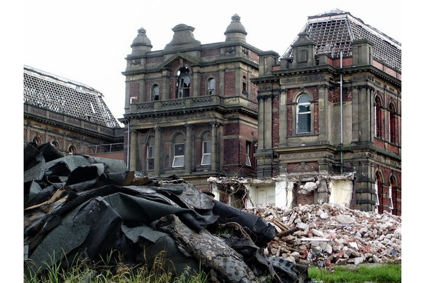 Photo 6"x4" The demise of Blackburn Royal Infirmary Blackburn\/SD6827 c2008