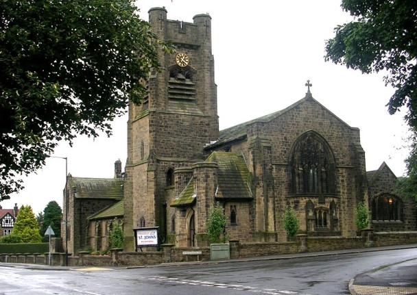 Photo 6"x4" St John's Church - Bolling Road, Ben Rhydding Ilkley c2008