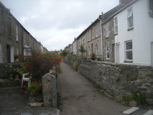 Photo 6"x4" Terraced houses at St Just New Downs\/SW3631 c2008
