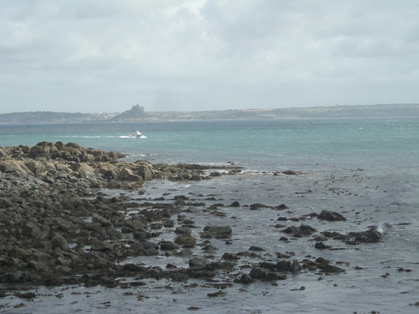 Photo 6"x4" Rocky coastline at Mousehole Newlyn c2008