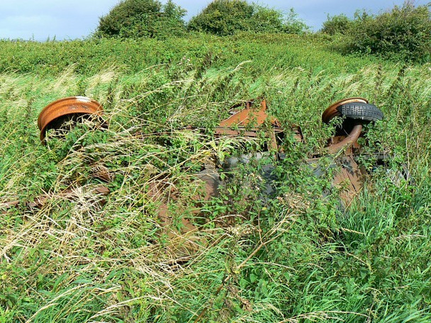 Photo 6"x4" 2CV RIP (Deux Chevaux Requiescat in Pace), Crook's Marsh Dyer's Common c2008