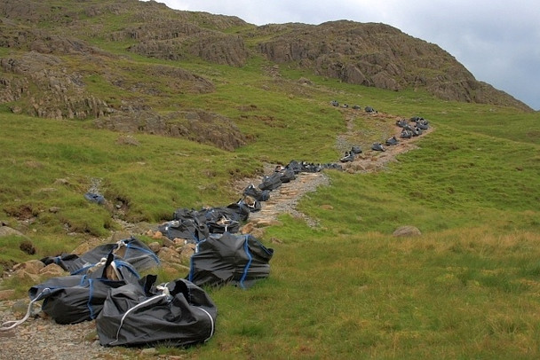 Photo 6"x4" Footpath Repairs, Corridor Route Wasdale Head\/NY1808 c2008