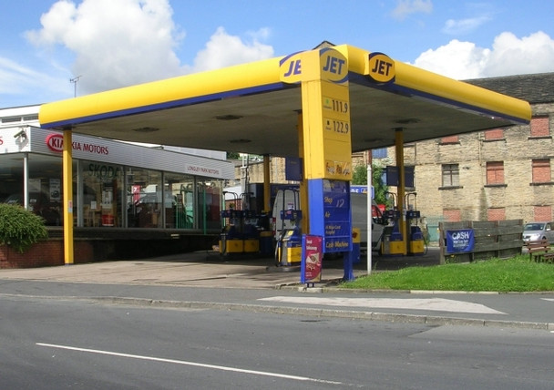 Photo 6"x4" Jet Filling Station - Market Street, Paddock Huddersfield c2008