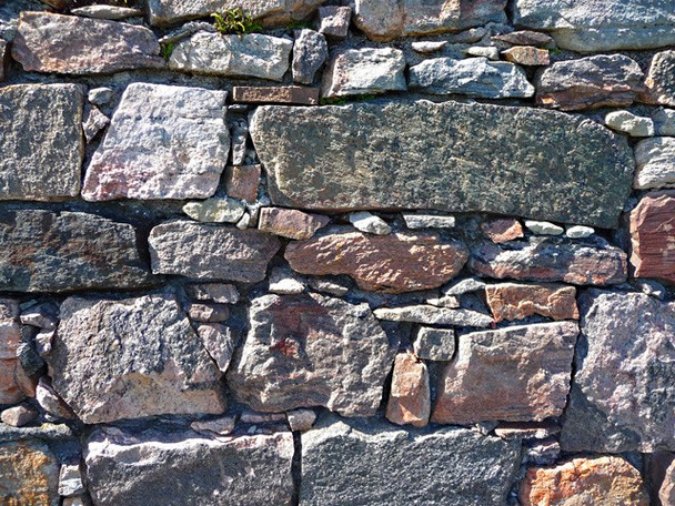 Photo 6"x4" Stonework on a ruin at Umachan Torran\/NG5949 c2008
