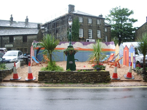 Photo 6"x4" The seaside has come to Grassington Grassington c2008