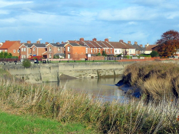 Photo 6"x4" The River Parrett at Bridgwater Bridgwater c2007