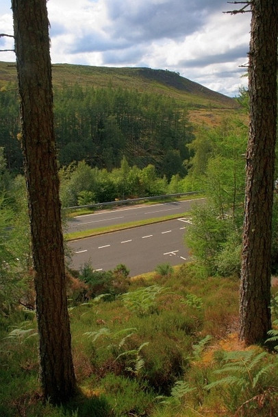 Photo 6"x4" Layby on the A835 Falls of Measach c2008