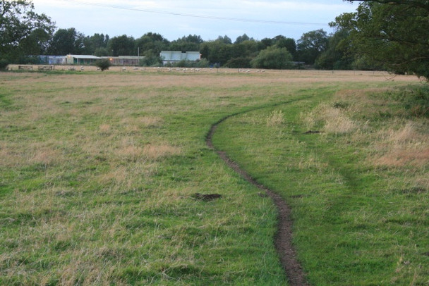 Photo 6"x4" Snaking Footpath Church Wilne c2008