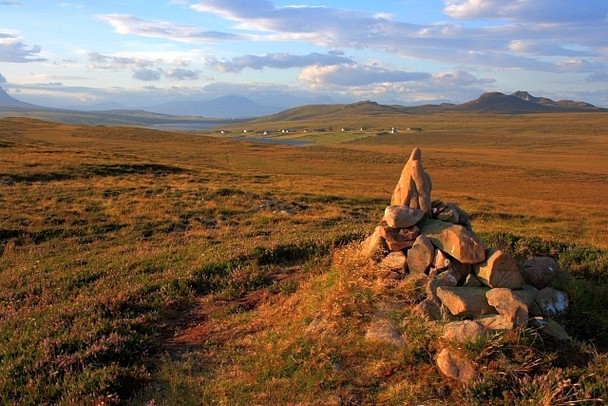 Photo 6"x4" Cairn Near Cnoc M\u00c3\u00b2r Brae of Achnahaird c2008