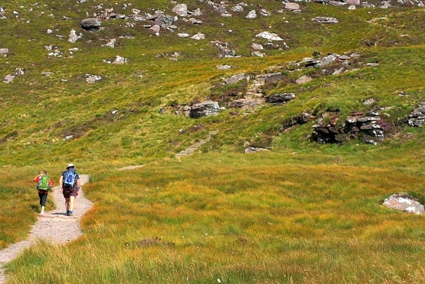 Photo 6"x4" The Path up Stac Pollaidh Stac Pollaidh c2008
