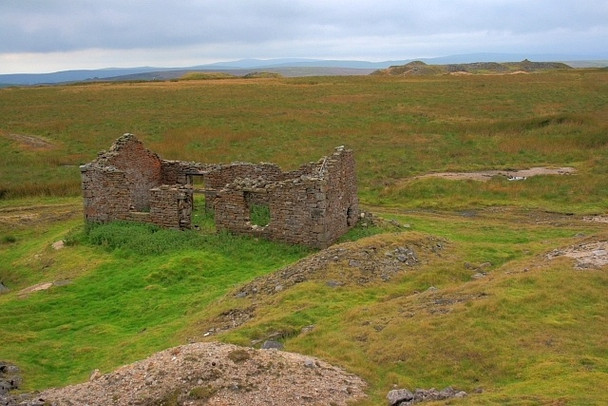 Photo 6"x4" Ruin of Mine Building Blea Beck\/SE0367 c2008