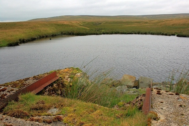 Photo 6"x4" Reservoir, Blea Beck Hebden c2008