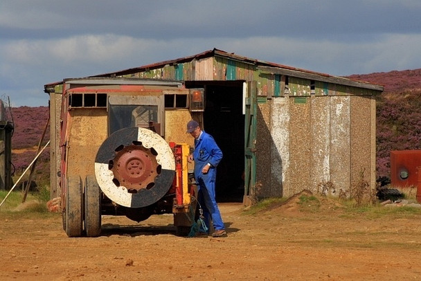 Photo 6"x4" Servicing the Winch at the Glider Station Carlton in Cleveland c2008