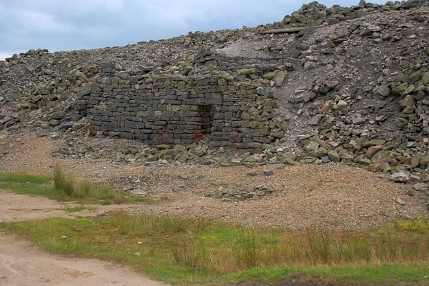 Photo 6"x4" Ruins of Bouseteams, Beever Mine Hebden c2008