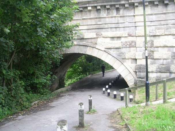 Photo 6"x4" Underpass under Aqueduct - Avoncliff Bradford-On-Avon c2008