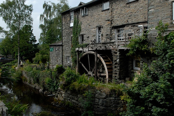Photo 6"x4" Waterwheel - Ambleside Ambleside c2006
