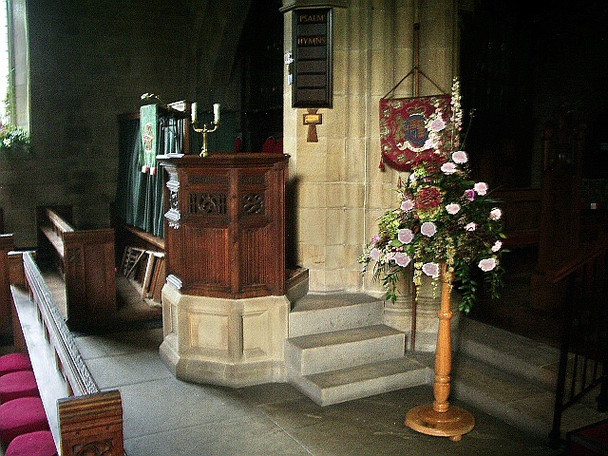 Photo 6"x4" St Peters Church, Scorton, Pulpit Scorton\/SD5048 c2008