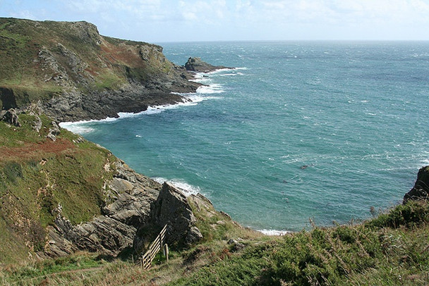 Photo 6"x4" Chivelstone: view from Gammon Head East Prawle c2008