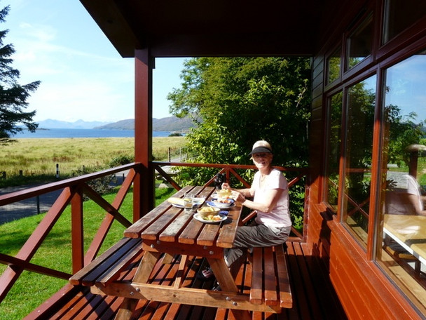 Photo 6"x4" The seafood bar at Loch Kishorn Sanachan c2008
