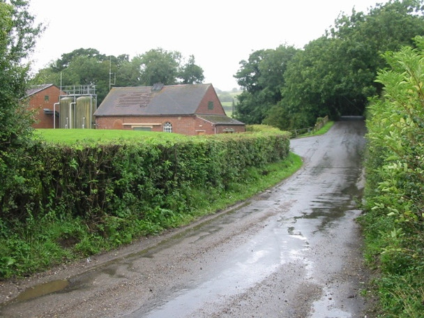 Photo 6"x4" Lane to the Canterbury Road near Elham Elham c2008