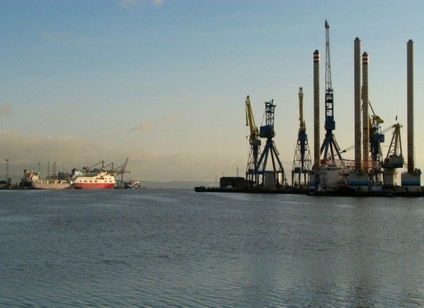 Photo 6"x4" Jack-up barge 'JB109' in Belfast Belfast c2008