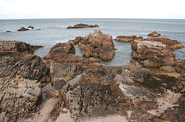 Photo 6"x4" Foreshore near Findochty Findochty c2008