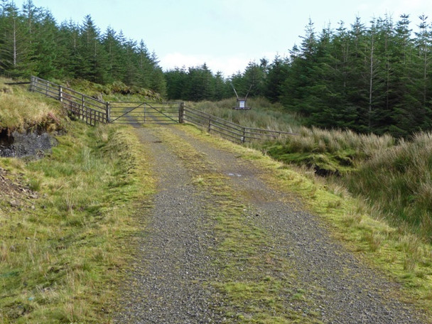 Photo 6"x4" Entrance to Tungadale Forest Roineval c2008