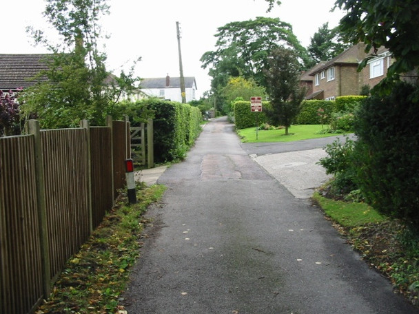 Photo 6"x4" Looking S along Rectory Lane Broad Street\/TR1640 c2008