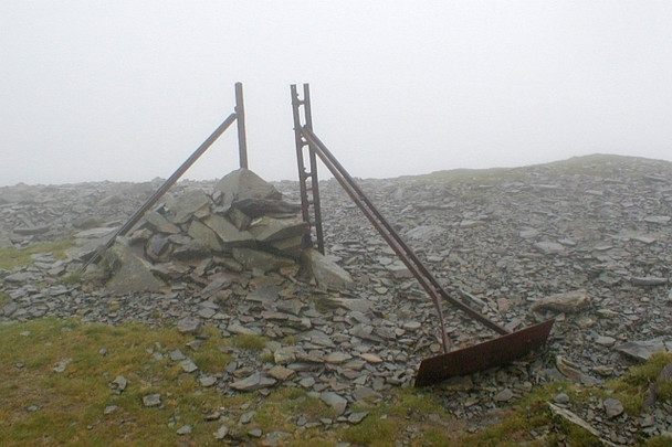 Photo 6"x4" Ruined Fence Corner, Grizedale Pike Hopebeck c2008