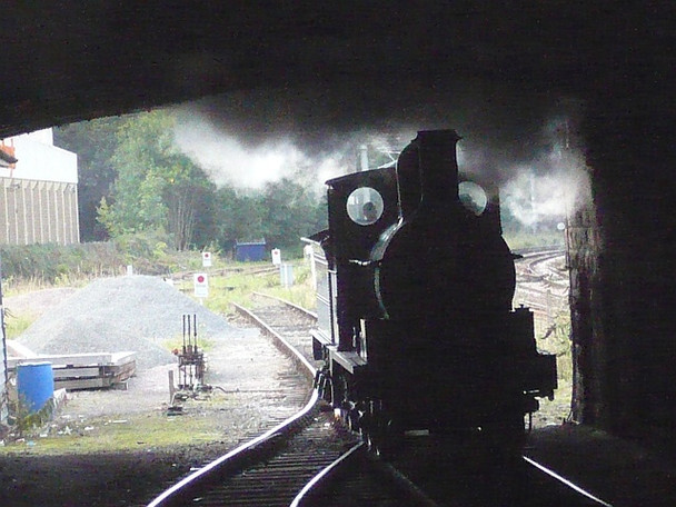Photo 6"x4" Steam at Keighley Station Keighley c2008
