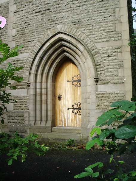 Photo 6"x4" Baptist Church, Cannon Street, Accrington, Doorway Accrington c2008 P1