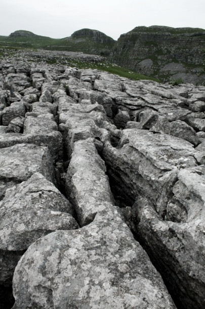 Photo 6"x4" Limestone Pavement above Watlowes Malham\/SD9062 c2008