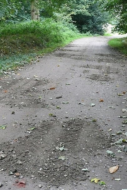 Photo 6"x4" Repairs on the Birch Farm road Hermitage\/SU5173 c2008
