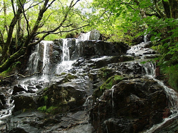 Photo 6"x4" Waterfall, Allt Ban Corran\/NG8509 c2008