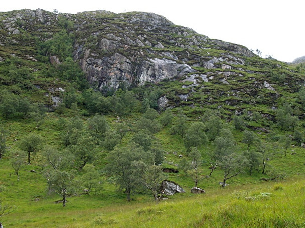 Photo 6"x4" Crags, Druim Fada Corran\/NG8509 c2008