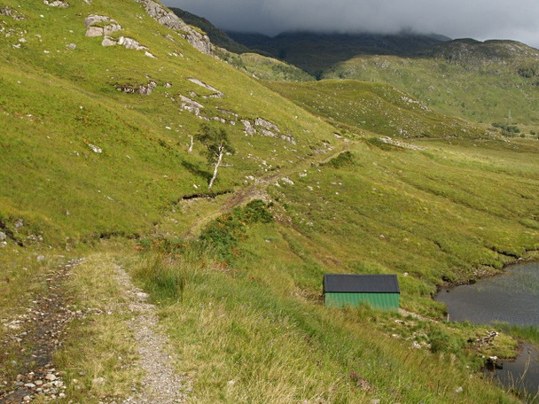 Photo 6"x4" Green hut, Gleann Dubh Lochain Corran\/NG8509 c2008