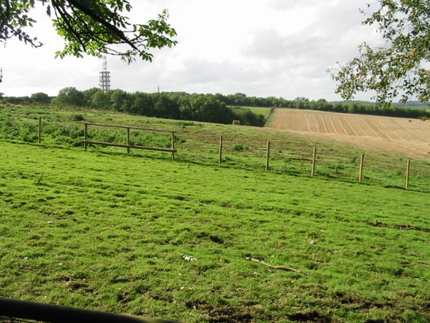 Photo 6"x4" Looking W across farmland from the Elham Valley Way Etchinghill\/TR1639 c2008