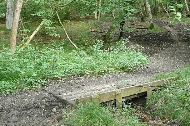 Photo 6"x4" Bridge on the bridleway Bucklebury Alley c2008