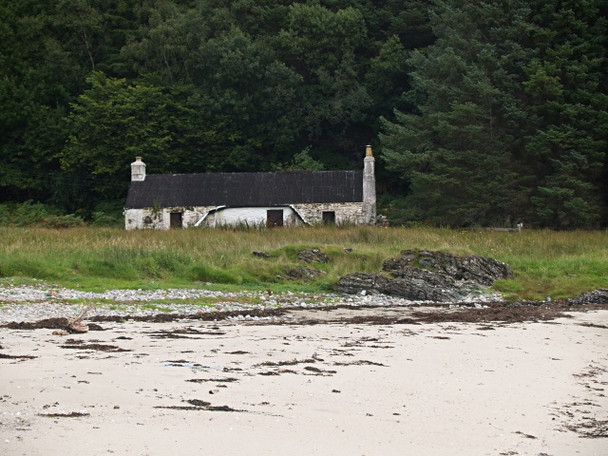 Photo 6"x4" Derelict cottage at Sandaig Sandaig\/NG7714 c2008