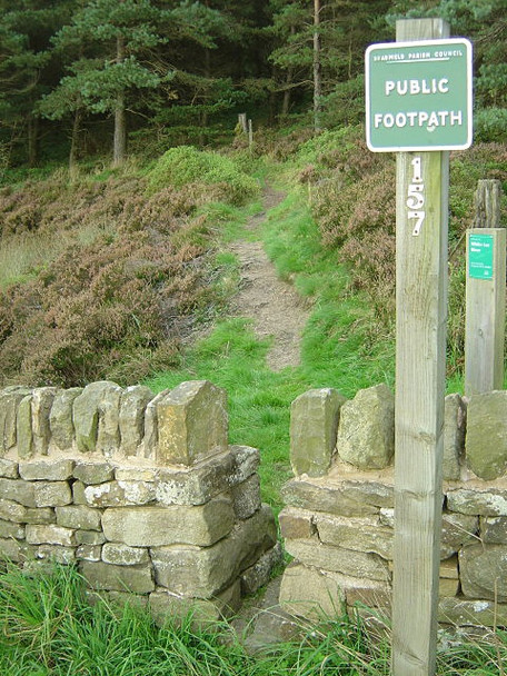Photo 6"x4" Public Footpath 157 Wigtwizzle c2008
