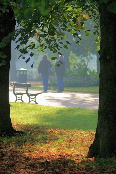 Photo 6"x4" Morning Stroll, Ropner Park Stockton-on-Tees c2008
