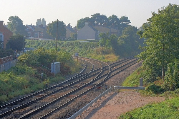 Photo 6"x4" Railway Junction Stockton-on-Tees c2008