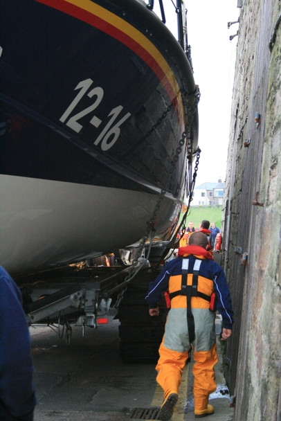 Photo 6"x4" Practice Launch of The Seahouses Lifeboat (13) Seahouses c2008