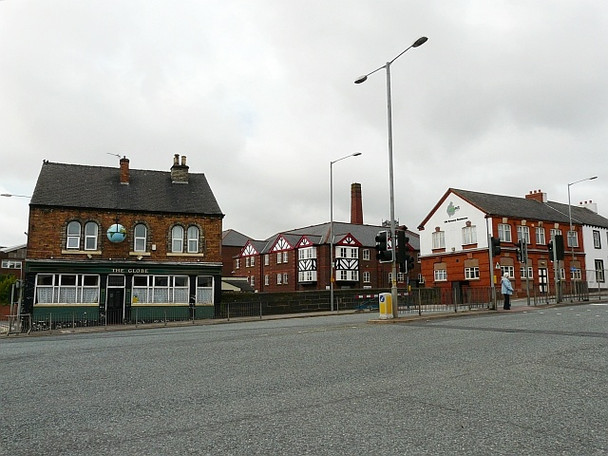 Photo 6"x4" Pedestrian crossing at Caldewgate Carlisle c2008